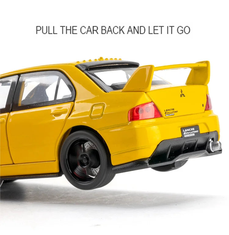 1:32 Mitsubishi Lancer Evo Diecast Model Car